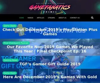 Thegamefanatics.com(The Game Fanatics) Screenshot
