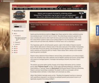 Thegamersdungeon.com(Computer and Video Game Blog) Screenshot