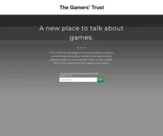 Thegamerstrust.com(Thegamerstrust) Screenshot