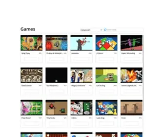 Thegamesearcher.com(Games Portal) Screenshot