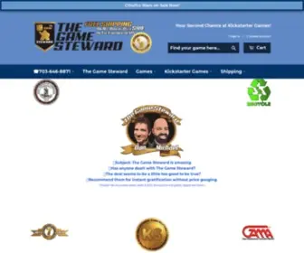 Thegamesteward.com(The Best Place to Buy Kickstarter Board Games) Screenshot