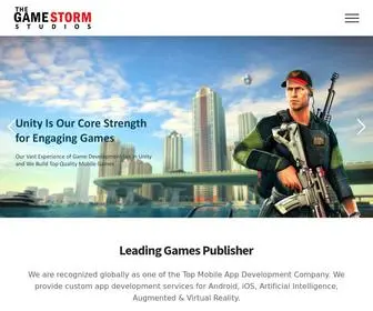 Thegamestormstudios.com(Top Game Development Company) Screenshot