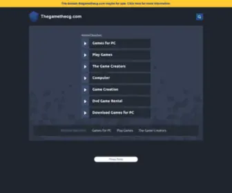 Thegamethecg.com(RAS) Screenshot