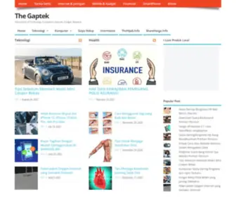 Thegaptek.com(Information Technologi) Screenshot