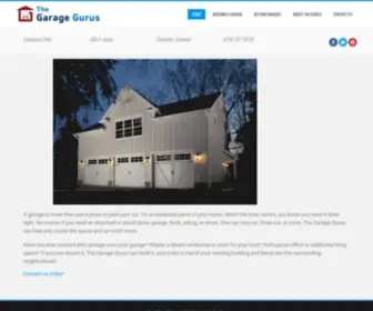 Thegaragegurus.com(Central Ohio's premier builder of garages) Screenshot