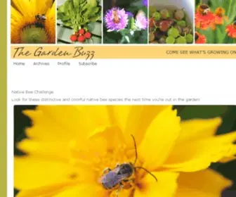 Thegardenbuzz.com(The Garden Buzz) Screenshot