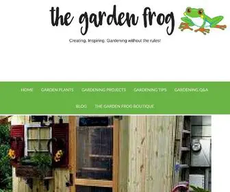 Thegardenfrog.me(The Garden Frog) Screenshot