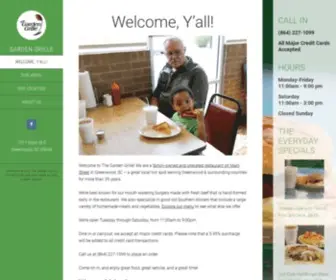 Thegardengrille.com(The Garden Grille) Screenshot