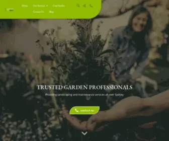 Thegardenmen.com.au(Landscape Maintenance Services in Sydney) Screenshot