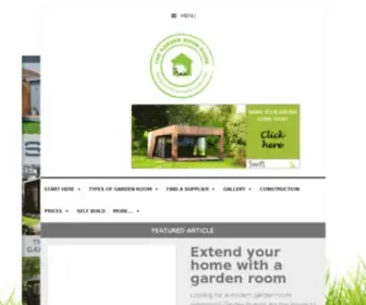 ThegardenroomGuide.co.uk(Learn all about garden rooms) Screenshot