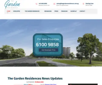 Thegardensresidences.com.sg(The Garden Residences Official© Dev Price) Screenshot