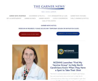 Thegarnernews.com(The Garner News) Screenshot