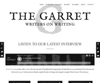 Thegarretpodcast.com(WRITERS ON WRITING) Screenshot