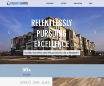 Thegarrettco.com(The Garrett Companies) Screenshot