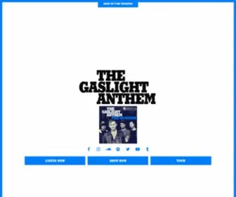 Thegaslightanthem.com(The Gaslight Anthem) Screenshot
