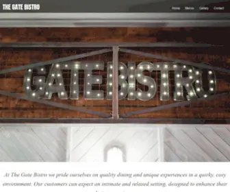 Thegatebistroandcocktailbar.com(The Gate) Screenshot