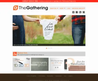 Thegatheringnow.com(Our mission) Screenshot