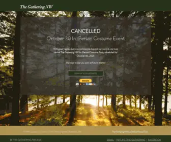 Thegatheringnw.org(The Gathering 2021) Screenshot