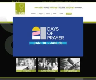 Thegatheringthomasville.com(The Gathering Church) Screenshot