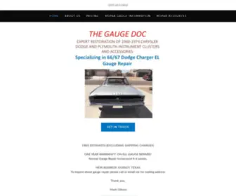 Thegaugedoc.com(The Gauge Doc) Screenshot