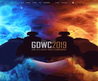 Thegdwc.com(The game development world championship) Screenshot
