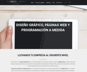 Thegecocompany.com(Diseño gráfico badajoz) Screenshot