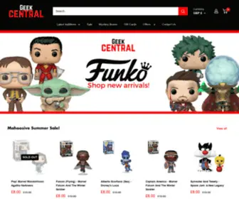 Thegeekcentral.com(Geek Central) Screenshot