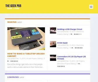 Thegeekpub.com(The Geek Pub) Screenshot
