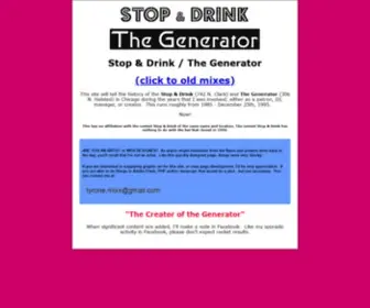 Thegeneratorchicago.com(The Generator and Stop & Drink) Screenshot