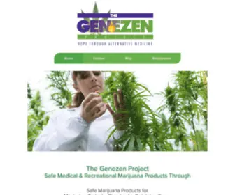 Thegenezenproject.com(Recreational Marijuana) Screenshot