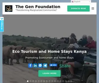 Thegenfoundation.org(Transforming Marginalized Communities) Screenshot