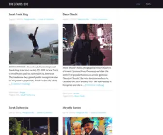 Thegeniusbio.com(Thegenius Bio) Screenshot