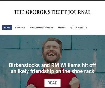 Thegeorgestreetjournal.com(THE GEORGE STREET JOURNAL) Screenshot