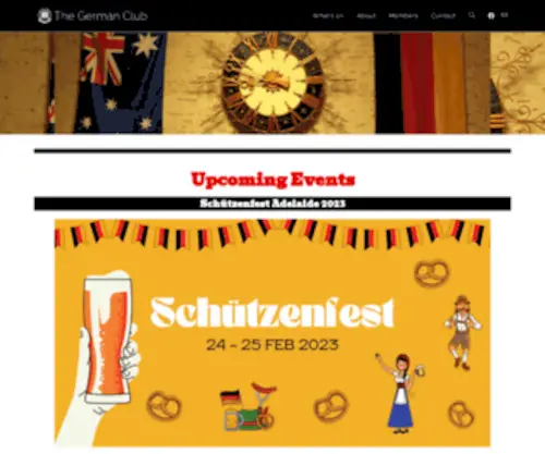 Thegermanclub.com.au(The German Club in Adelaide) Screenshot