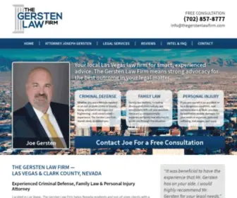 Thegerstenlawfirm.com(Las Vegas) Screenshot