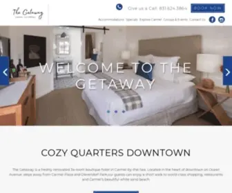 Thegetawaycarmel.com(The Getaway Hotel) Screenshot