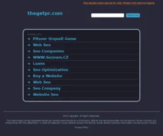 Thegetpr.com(Get Page Rank) Screenshot