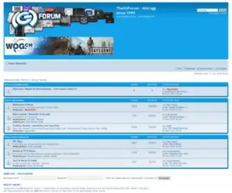 Thegforum.ch(Übersicht) Screenshot