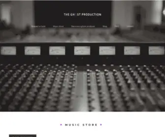 Theghostproduction.com(EDM Ghost Producer Services) Screenshot