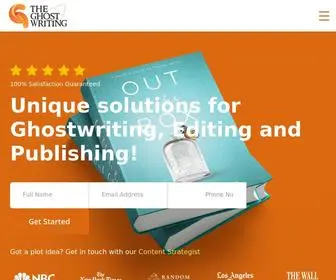 Theghostwriting.com(Professional Content Writing Services) Screenshot