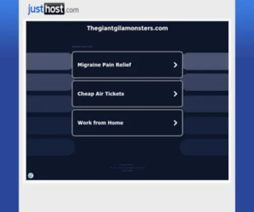 Thegiantgilamonsters.com(Thegiantgilamonsters) Screenshot
