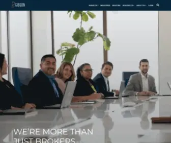 Thegibsonedge.com(Benefits and Consulting) Screenshot