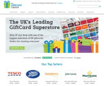 Thegiftcardcentre.co.uk(TheGiftCardCentre.co.uk Buy UK's Top Gift Cards and e) Screenshot