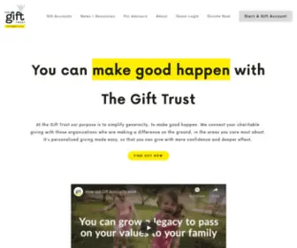 Thegifttrust.org.nz(Donor-Advised Gift Accounts) Screenshot