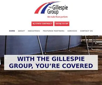 Thegillespiegroup.com(Professional flooring installation near Dayton) Screenshot