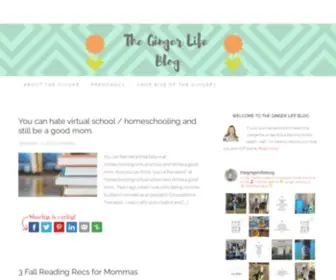 Thegingerlifeblog.com(Mama-life stories, struggles and humor) Screenshot