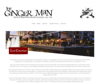 Thegingerman.com(The Ginger Man) Screenshot