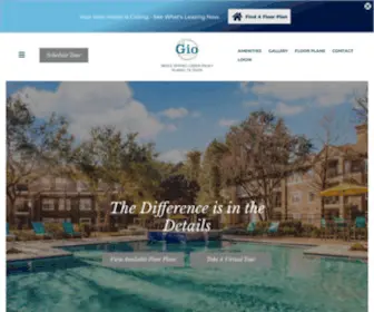 Thegioapts.com(Apartments in Plano) Screenshot