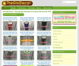 Thegioidecal.com(Thế Giới Decal) Screenshot