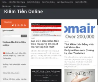 Thegioikiemtien.net(Kiếm Tiền Online) Screenshot
